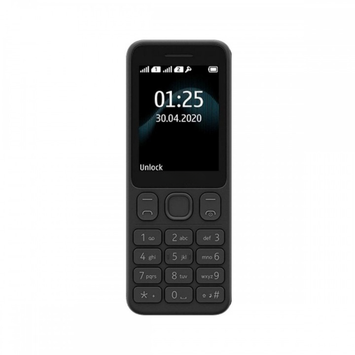 Мобилен телефон No brand 125-2024, Черен - 73142