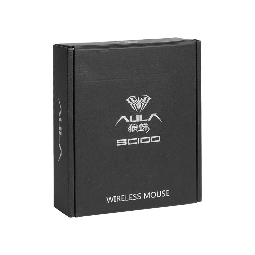 Геймърска мишка Aula SC200, Безжична, Bluetooth, 7D, Черен - 749