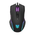 Геймърска мишка Onikuma CW905, Оптична, 7D, RGB, Черен - 767