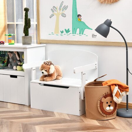 Бюро, пейка и кутия за съхранение 3в1, Costway - снимка 5