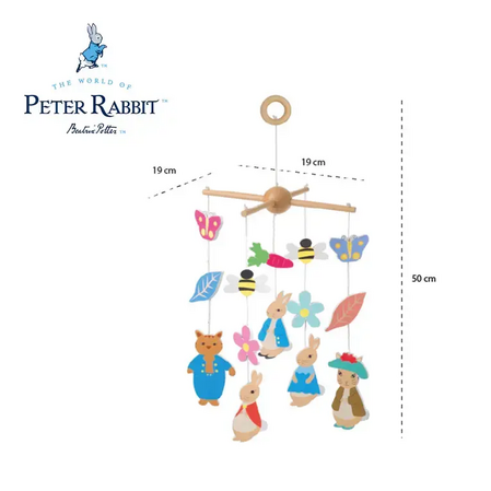 Дървена висяща играчка- Peter Rabbit - снимка 2