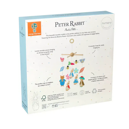 Дървена висяща играчка- Peter Rabbit - снимка 4
