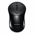 Мишка DeTech D12WL, Безжична, USB, Черен - 782