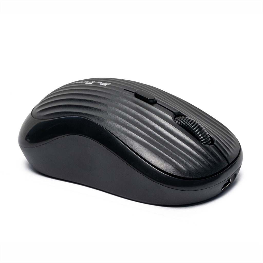 Мишка DeTech D14WBT, Bluetooth, USB, Черен - 784