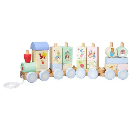 Дървен влак за нанизване - Peter Rabbit™ Radish Express
