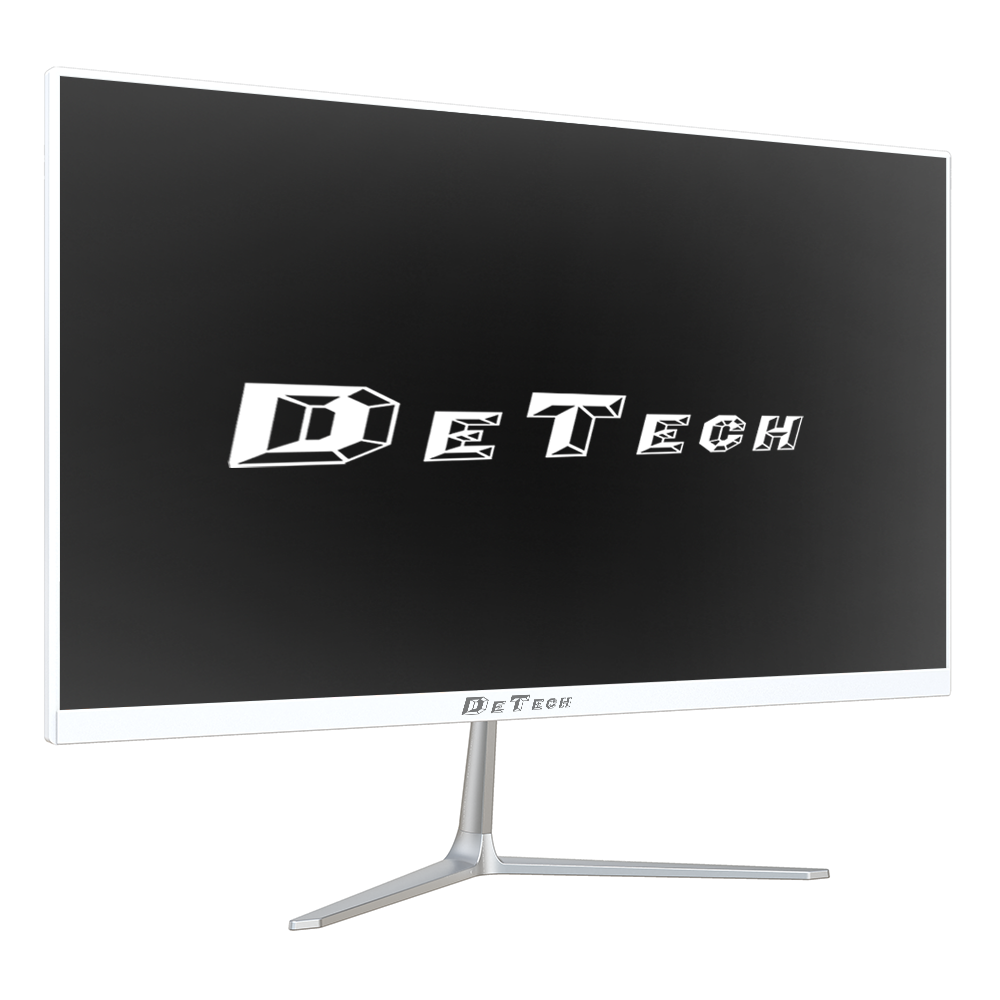 Компютър All in One DeTech, 21.5", i5 4590, 8GB/256GB, Бял - 79002