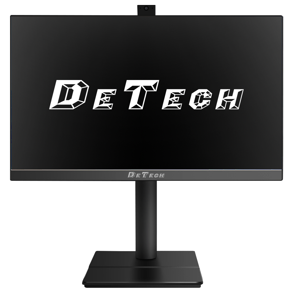 Компютър All in One DeTech, 23.8", i5 12450H, 16GB/512GB, Черен - 79003