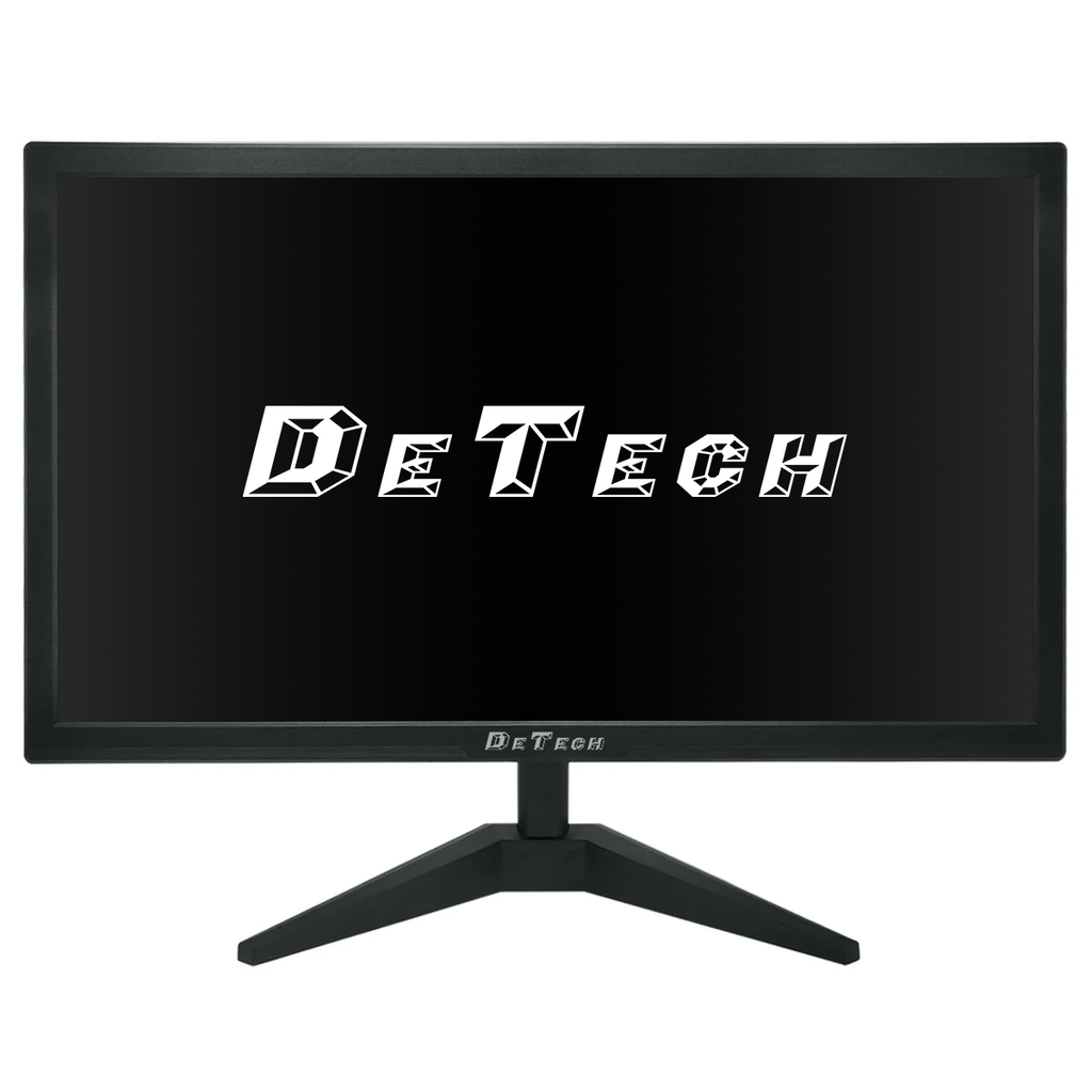 Монитор DeTech 19", 75Hz, Черен - 79005