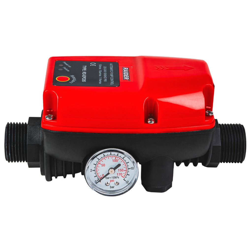 Пресостат електронен 1.1kW 1" 90°C манометър RD-EPC05 - снимка 2