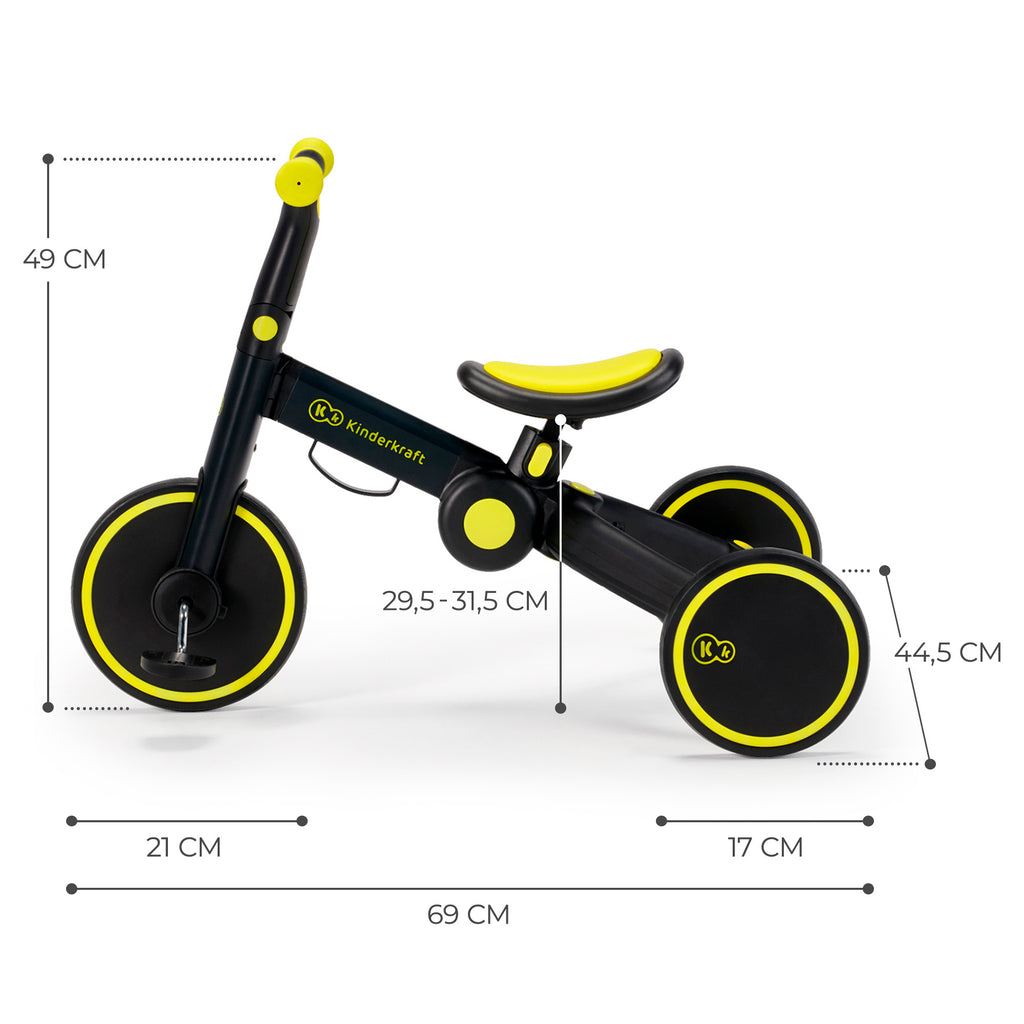 Kinderkraft триколка 3в1 4TRIKE black - снимка 11