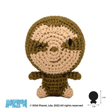 Ръчно плетена играчка, Ленивец 12см. Wild Planet