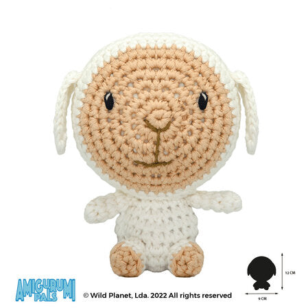 Ръчно плетена играчка, Овца 12см. Wild Planet