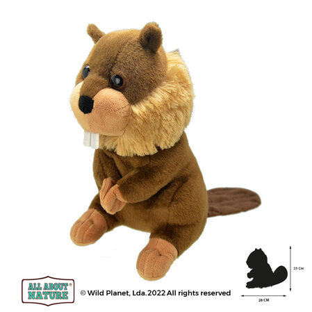 Плюшена играчка, Бобър 28см Wild Planet