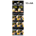 Алкални батерии Duracell AA, LR6/MN1500, 1.5V, 12бр. - 87048