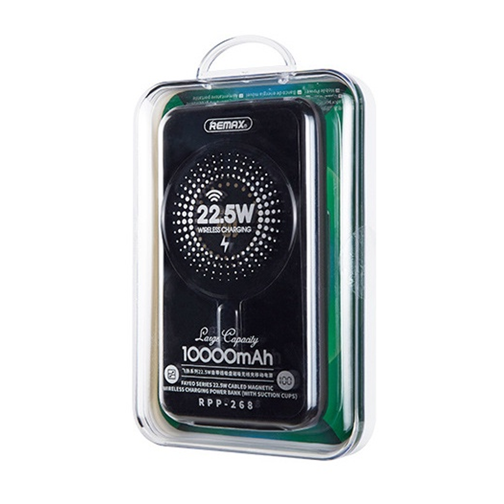 Преносима батерия Remax RPP-268 Fayeo, 10000mAh, 22.5W, Qi, PD, QC, Различни цветове - 87069