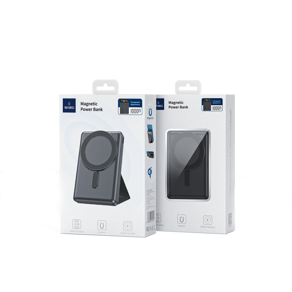 Преносима батерия WiWu JC-20, 10000mAh, 20W, Qi, MagSafe, Различни цветове - 87079