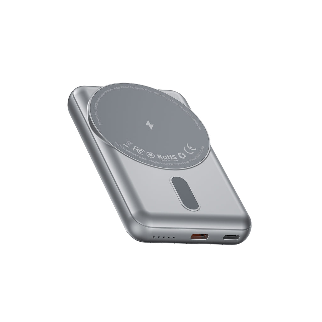 Преносима батерия WiWu PP02, 5000mAh, 20W, Qi, MagSafe, Различни цветове - 87082