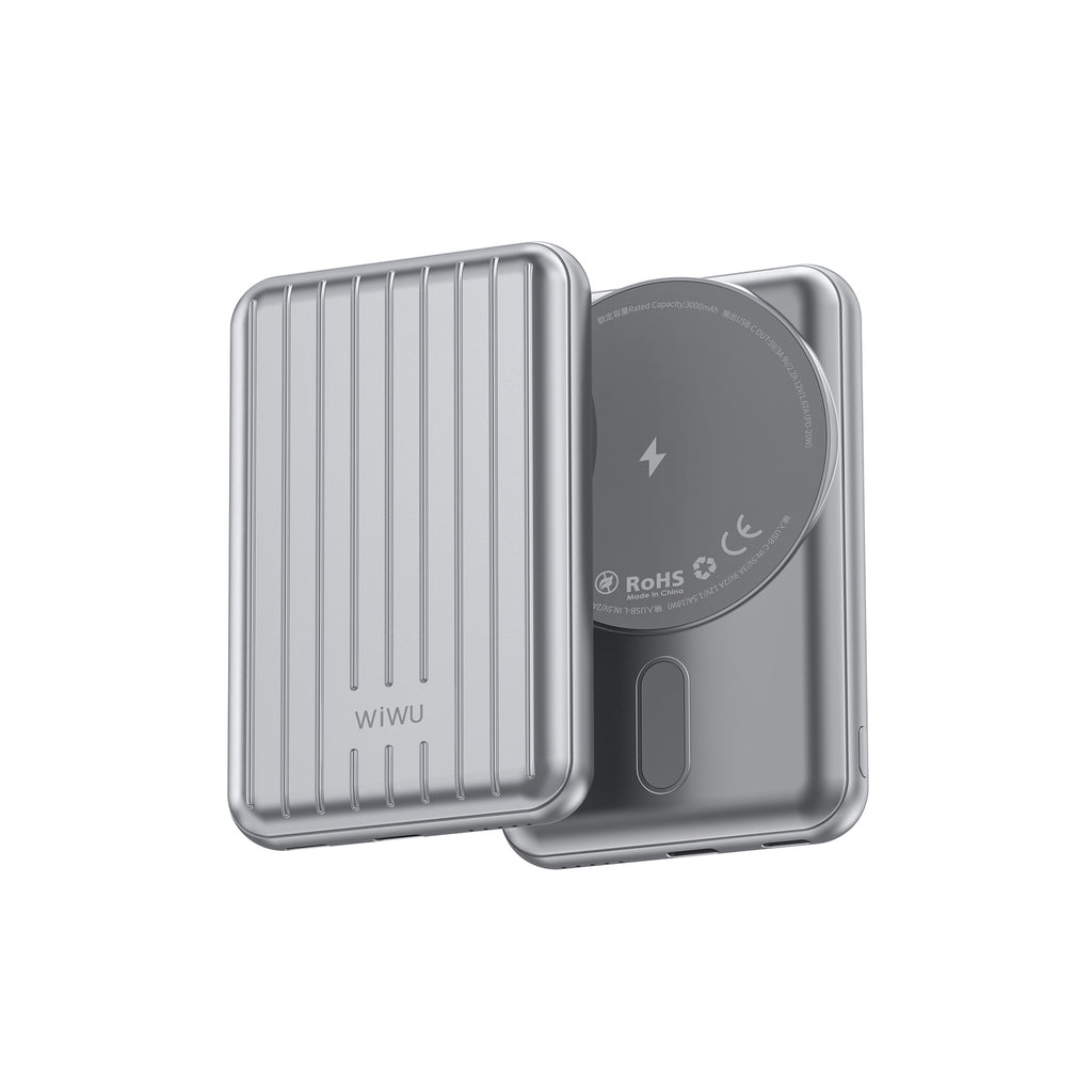 Преносима батерия WiWu PP02, 5000mAh, 20W, Qi, MagSafe, Различни цветове - 87082