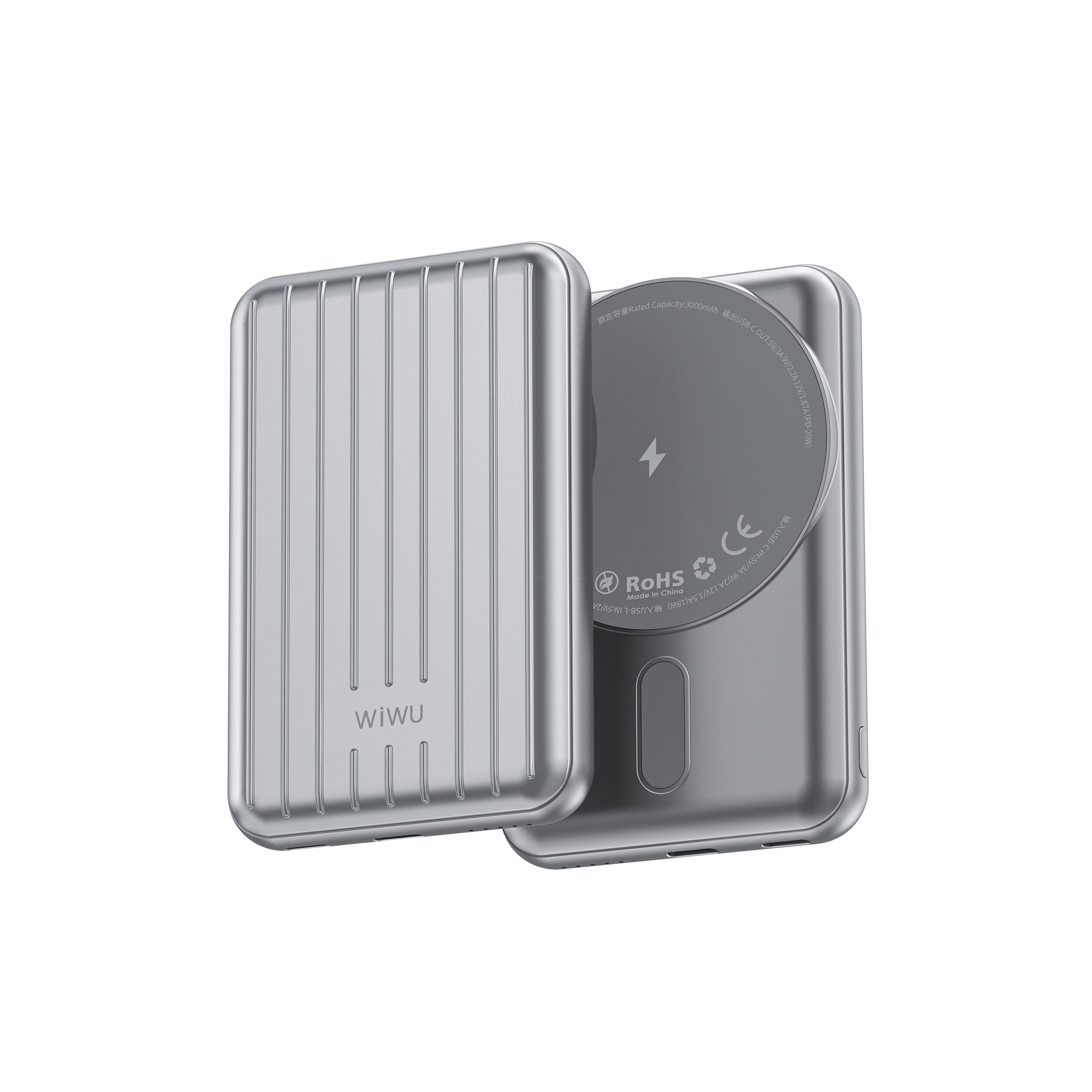 Преносима батерия WiWu PP02, 5000mAh, 20W, Qi, MagSafe, Различни цветове - 87082