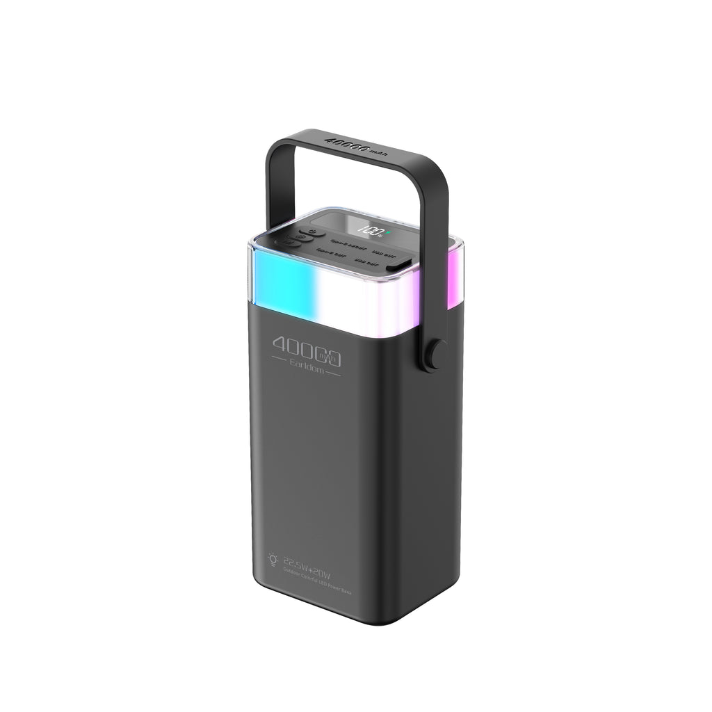Преносима батерия Earldom ET-PD38 40 000mAh, Черен - 87084