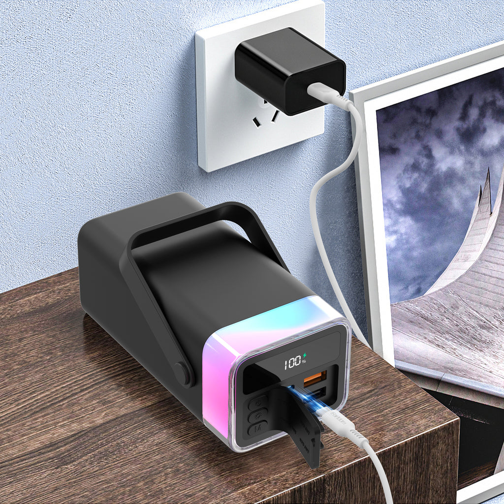 Преносима батерия Earldom ET-PD38 40 000mAh, Черен - 87084
