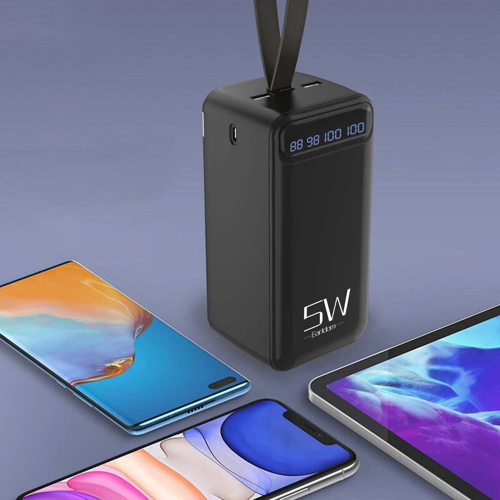 Преносима батерия Earldom ET-PB58 50000mAh, Черен - 87086