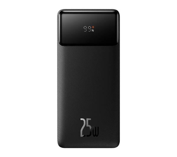 Преносима батерия Baseus Bipow, 20000mAh, 25W, С Type-C кабел, Черен - 87089