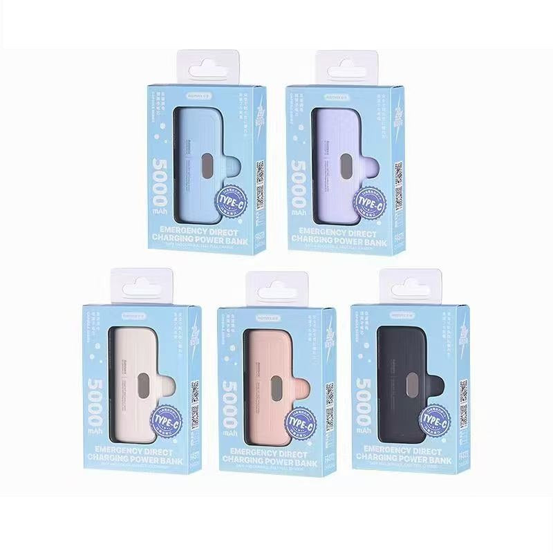 Преносима батерия Remax RPP-632, 5000mAh, 10W, Type-C, Различни цветове - 87095