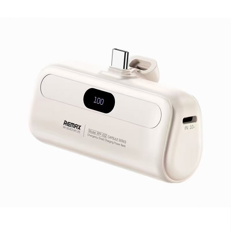 Преносима батерия Remax RPP-632, 5000mAh, 10W, Type-C, Различни цветове - 87095