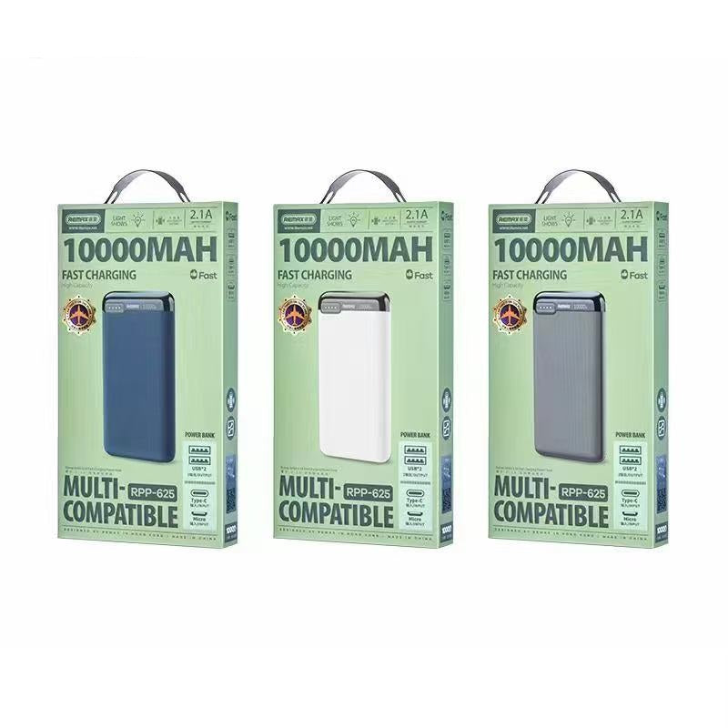 Преносима батерия Remax RPP-625, 10000mAh, 10.5W, Черен - 87097