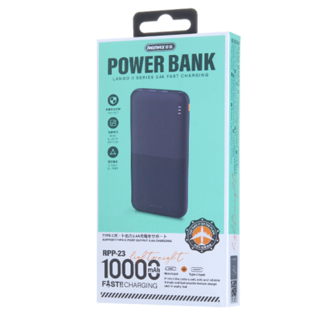 Преносима батерия Remax RPP-23, 10000mAh, Различни цветове - 87099