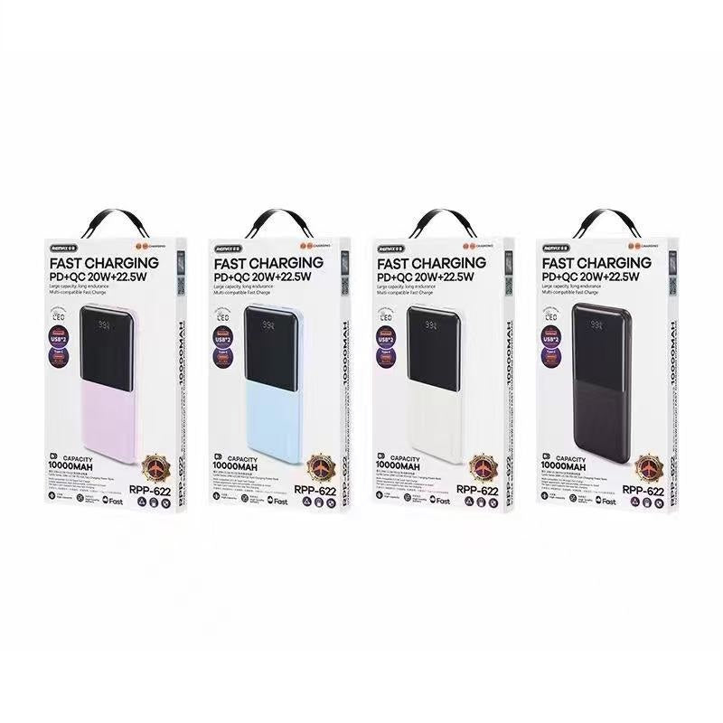 Преносима батерия Remax RPP-622, 10000mAh, 22.5W, Различни цветове - 87101