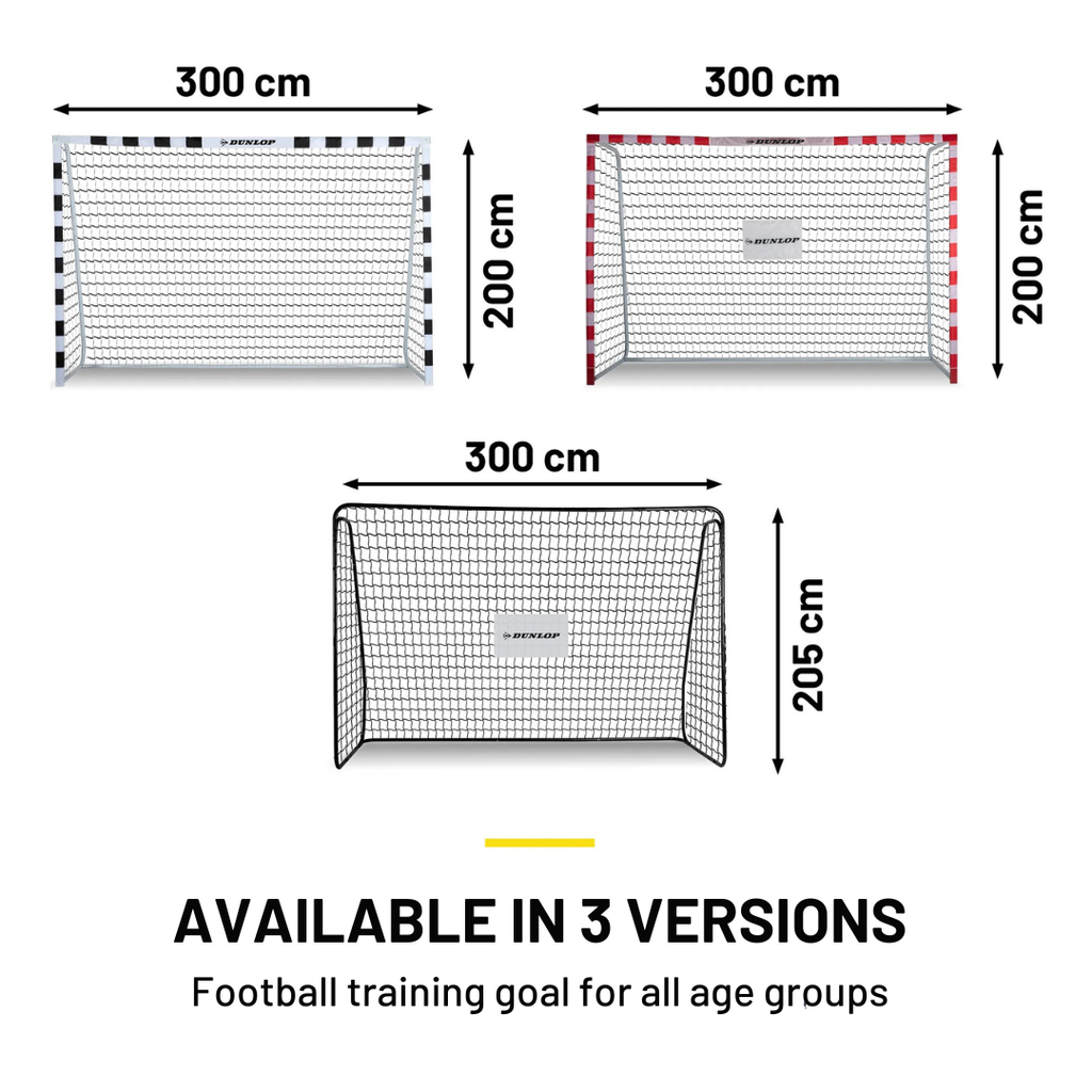 Dunlop футболна врата 300x200x110 см - снимка 6