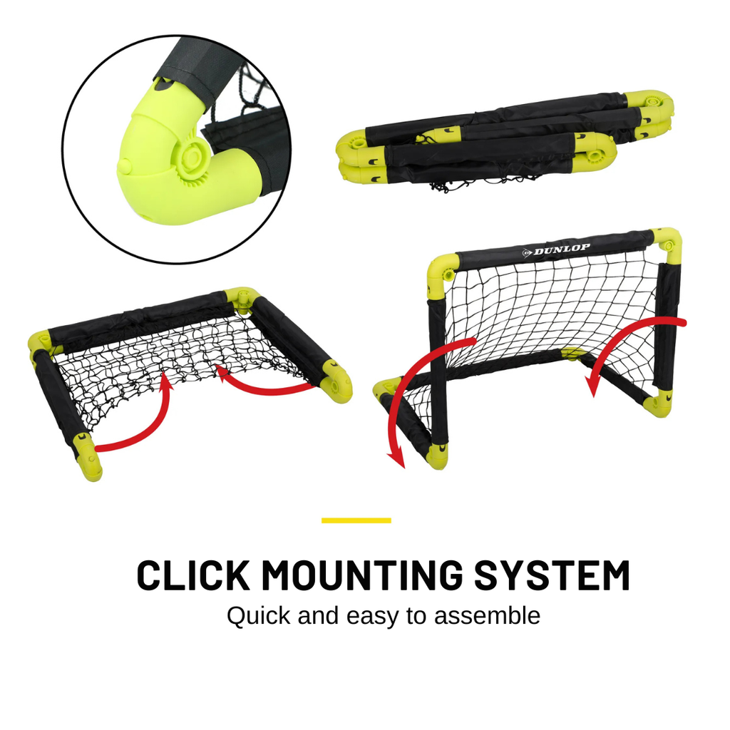 Dunlop 2 бр сгъваеми футболни врати 55x44x44 см - снимка 5