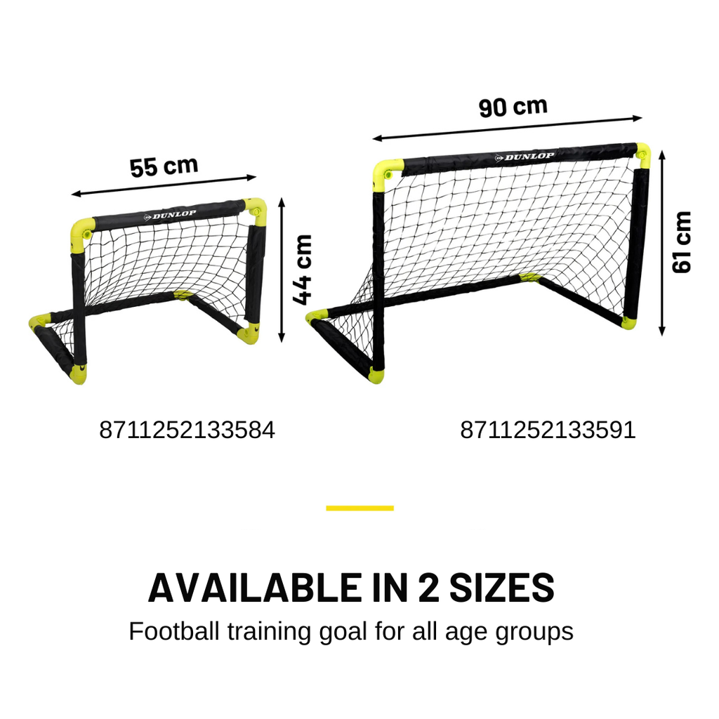 Dunlop 2 бр сгъваеми футболни врати 55x44x44 см - снимка 4