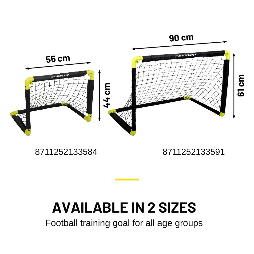 Dunlop 2 бр сгъваеми футболни врати 55x44x44 см - снимка 4