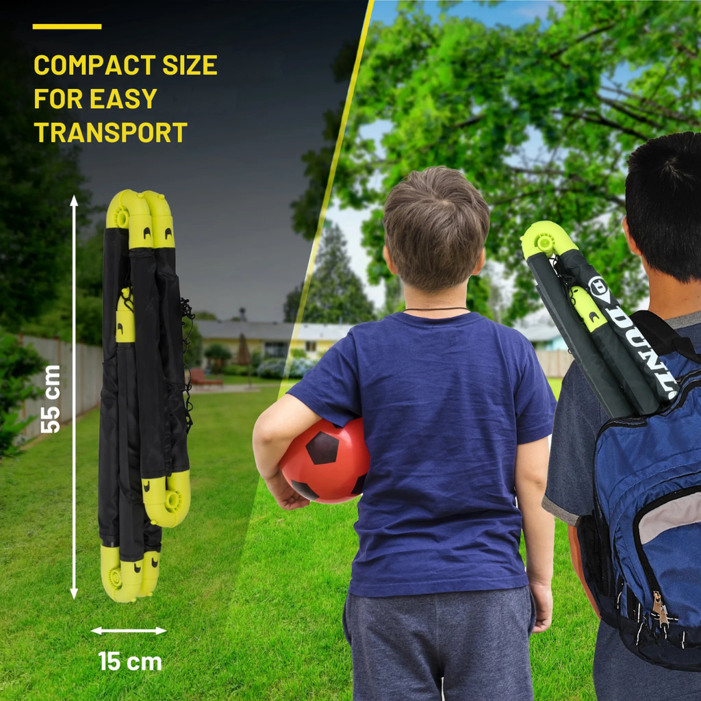 Dunlop 2 бр сгъваеми футболни врати 55x44x44 см - снимка 2