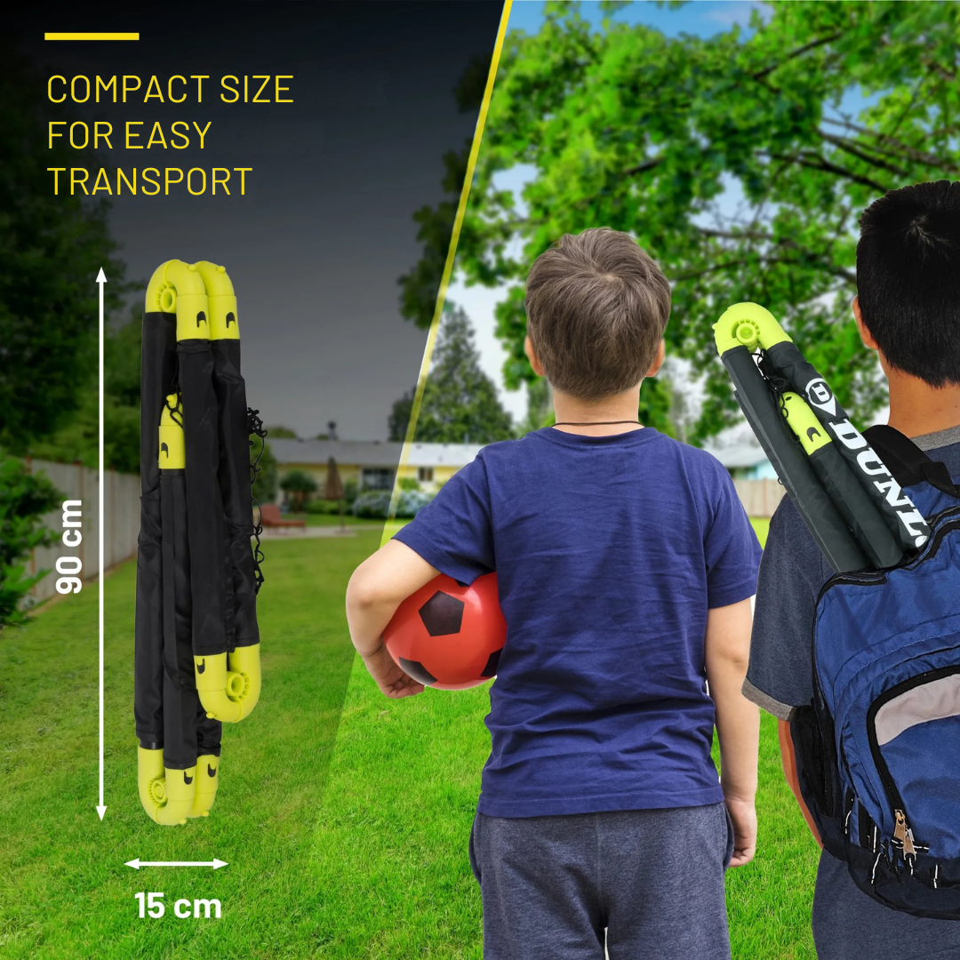 Dunlop сгъваема футболна врата 90x59x61 см - снимка 5