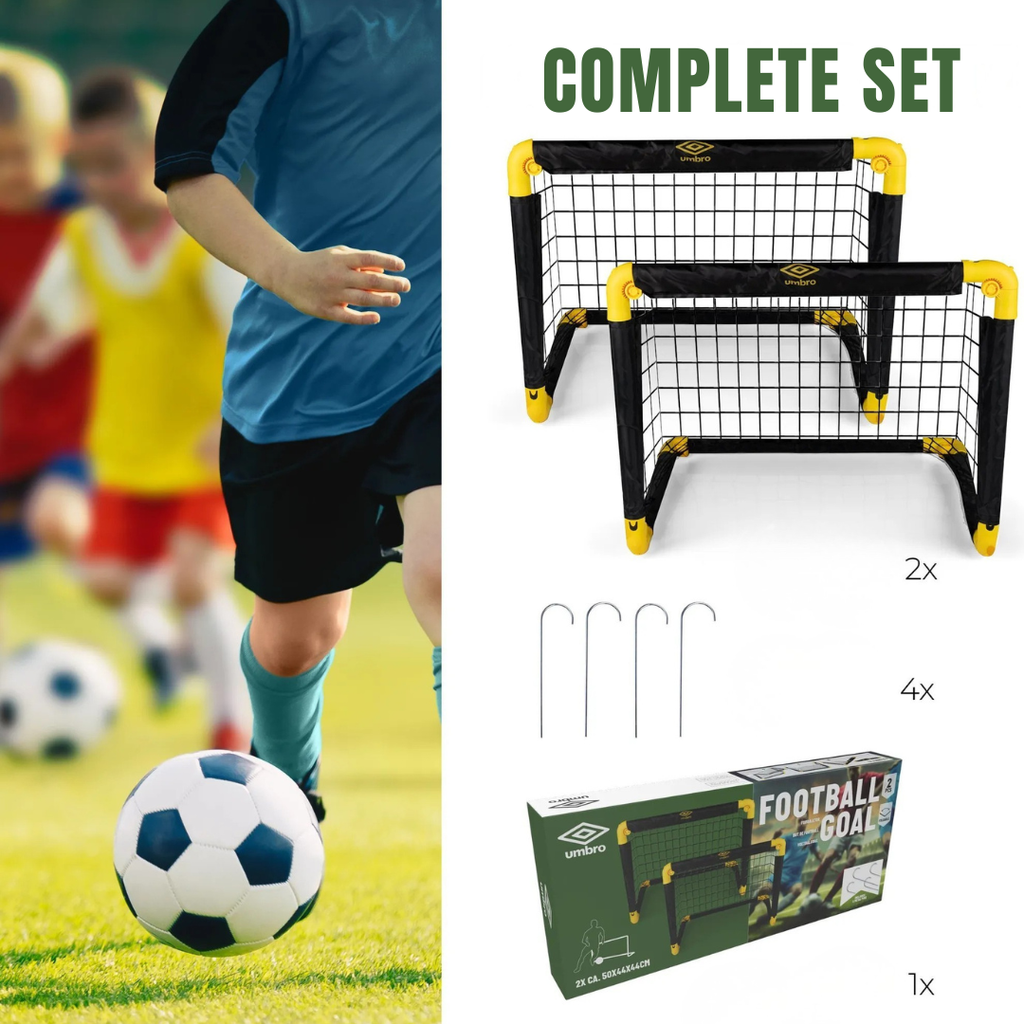 Umbro 2 бр сгъваеми футболни врати 55x44x44 см - снимка 4