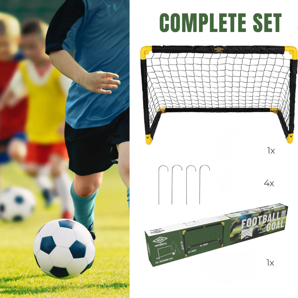 Umbro сгъваема футболна врата 90x59x61 см - снимка 7