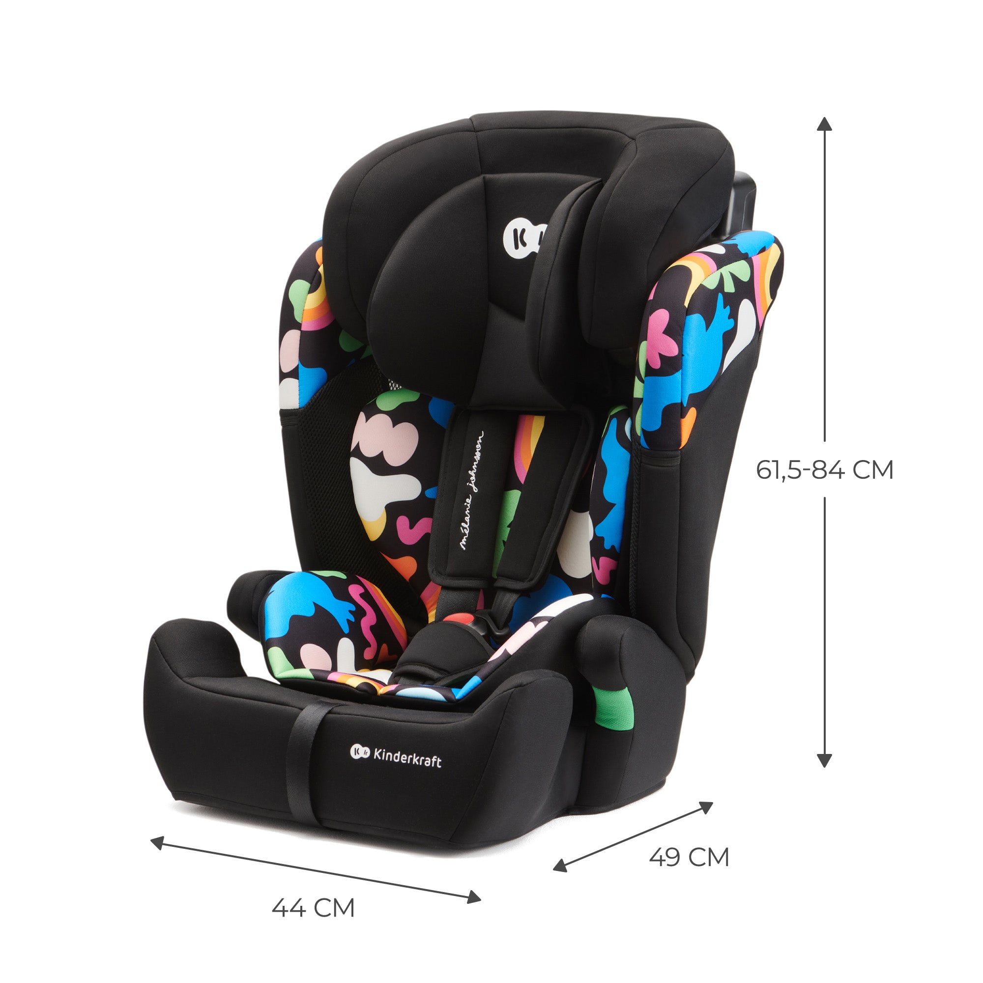 Kinderkraft столче за кола COMFORT UP i-Size HAPPY SHAPES - снимка 12