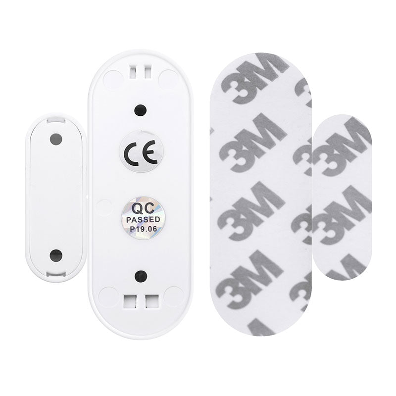 Смарт сензор No brand PST-WD002, За врата/прозорец, Wi-Fi, Tuya Smart, Бял - 91001