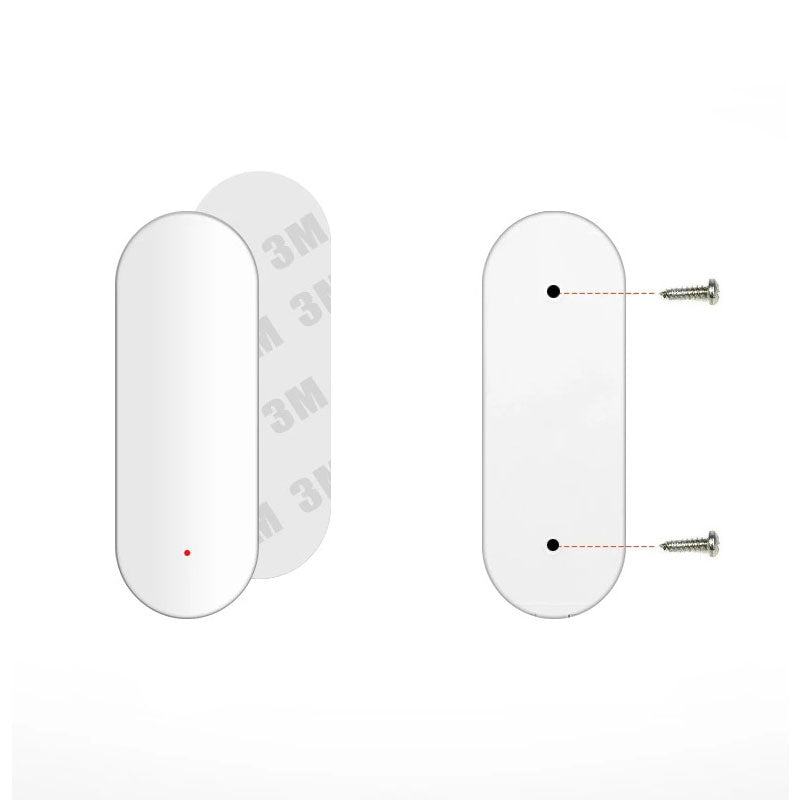 Смарт сензор No brand PST-WD002, За врата/прозорец, Wi-Fi, Tuya Smart, Бял - 91001