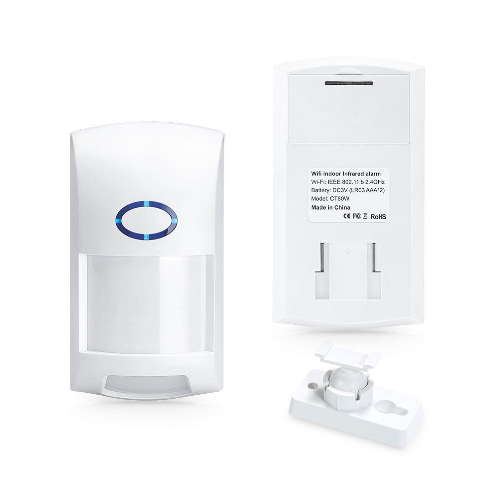 Смарт сензор No brand PST-CT60W, За движение, PIR, Wi-Fi, Tuya Smart, Бял - 91002