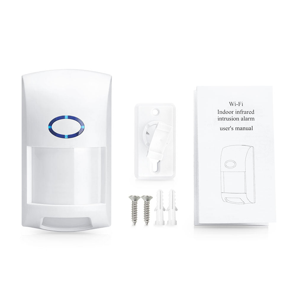 Смарт сензор No brand PST-CT60W, За движение, PIR, Wi-Fi, Tuya Smart, Бял - 91002