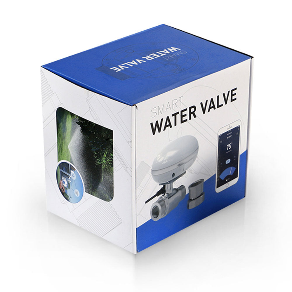 Смарт спирателен кран No brand PST-QT-03, Таймер, 1/2, Wi-Fi, Tuya Smart, Бял - 91008