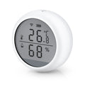 Смарт сензор No brand PST-WSD400B, За температура и влажност, LCD екран, Wi-Fi, Tuya Smart, Бял - 91010