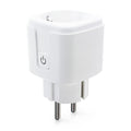 Смарт контакт No brand PST-ZEU-003, Мониторинг, 220V, 16A, Wi-Fi, Tuya Smart, Бял - 91017