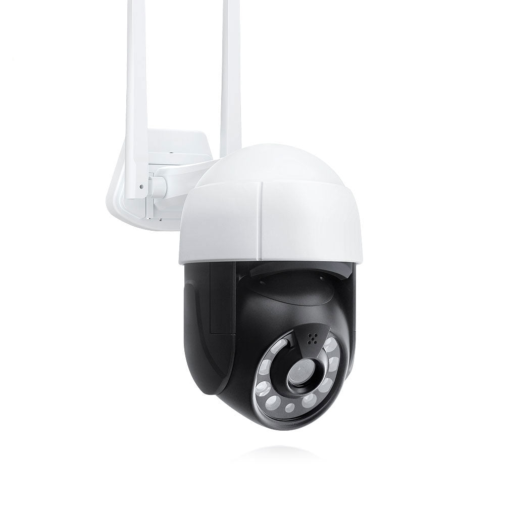 Смарт охранителна камера No brand PST-C18B-3MP, 3.0Mp, PTZ, Външен монтаж, Wi-Fi, Tuya Smart, Бял - 91027