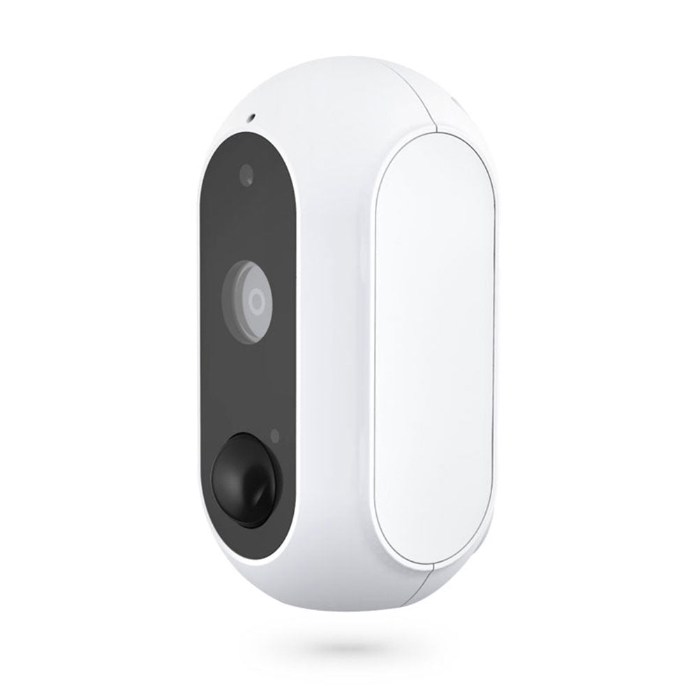 Смарт охранителна камера No brand PST-LB209, 2.0Mp, Вътрешен монтаж, Wi-Fi, Tuya Smart, Бял - 91031